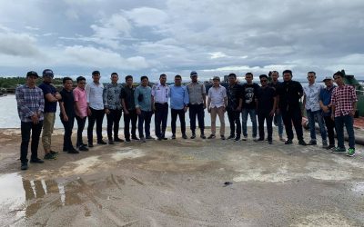 H.Irwan Meninjau Pelabuhan di Maloy