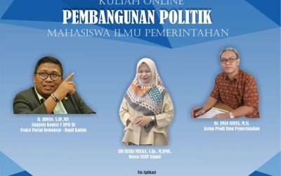Irwan Mengisi Kuliah Via Conference di Universitas Mulawarman