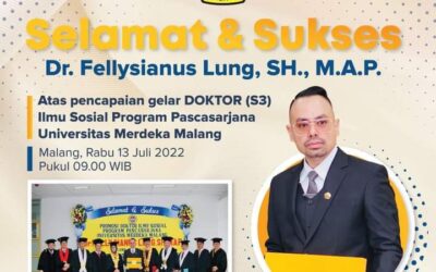 Selamat & Sukses Felly Lung Atas Gelar Doktornya
