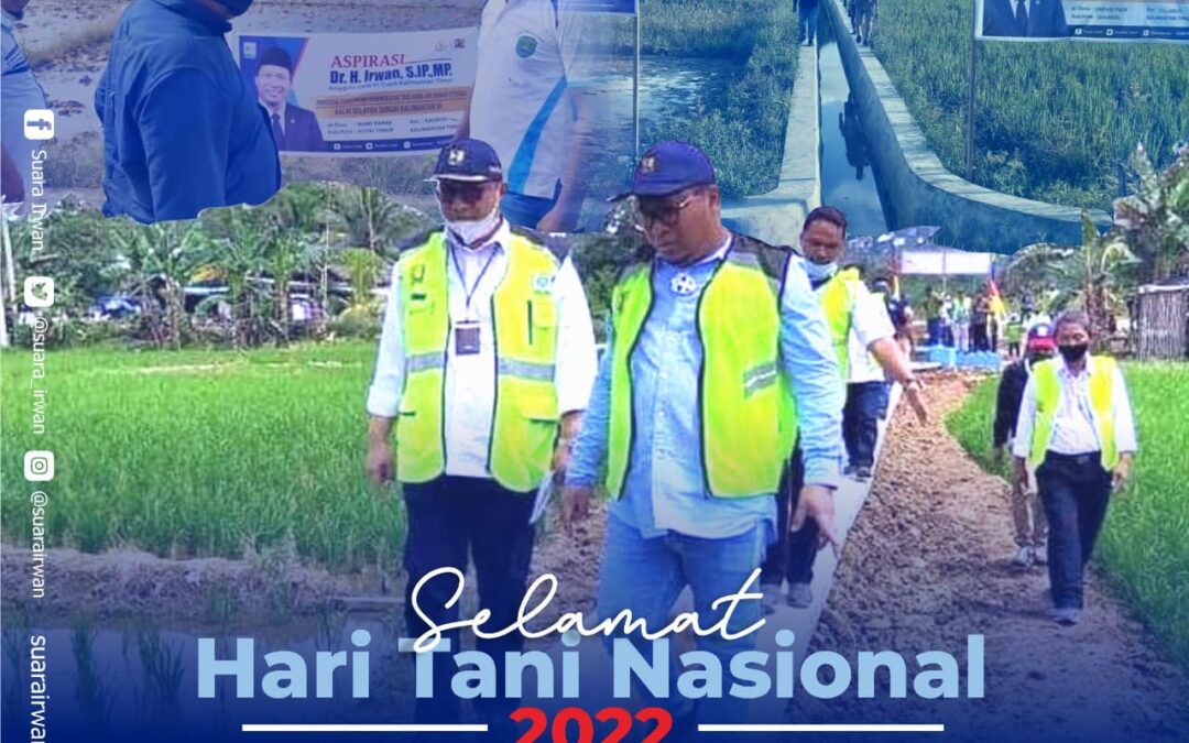 Selamat Hari Tani Nasional 2022