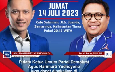Nonton Bareng Pidato Politik AHY