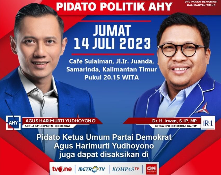 Nonton Bareng Pidato Politik AHY
