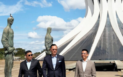 Irwan Fecho Bersama AHY di Brazil