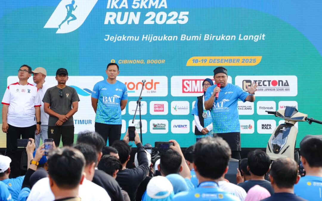 Dr. H. Irwan Dampinggi AHY di IKA SKMA RUN 2025