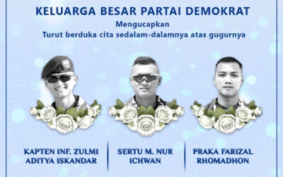 Keluarga Besar Partai Demokrat Berduka Cita atas Gugurnya Prajurit TNI di Lebanon