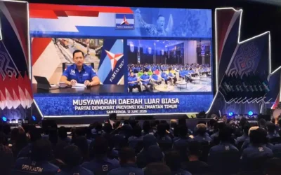 Terpilih Aklamasi di Musda VI, Bambang Soepriyadi Pimpin Demokrat Kaltim, AHY Minta Kader Solid